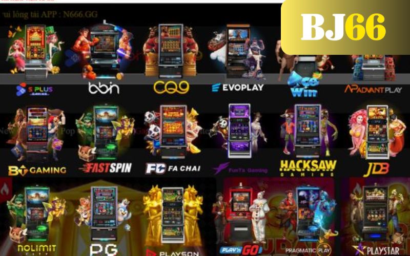 Các sảnh chơi nổi tiếng tại nổ hũ BJ66