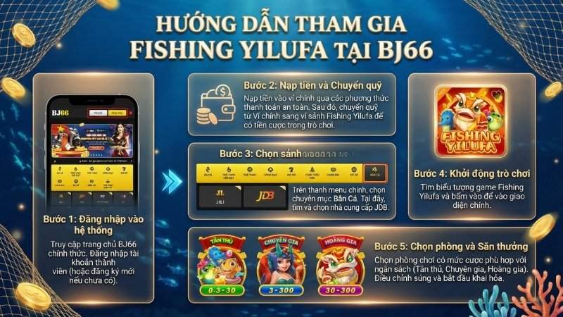 Hướng dẫn tham gia Bắn Cá Phát Tài tại BJ66