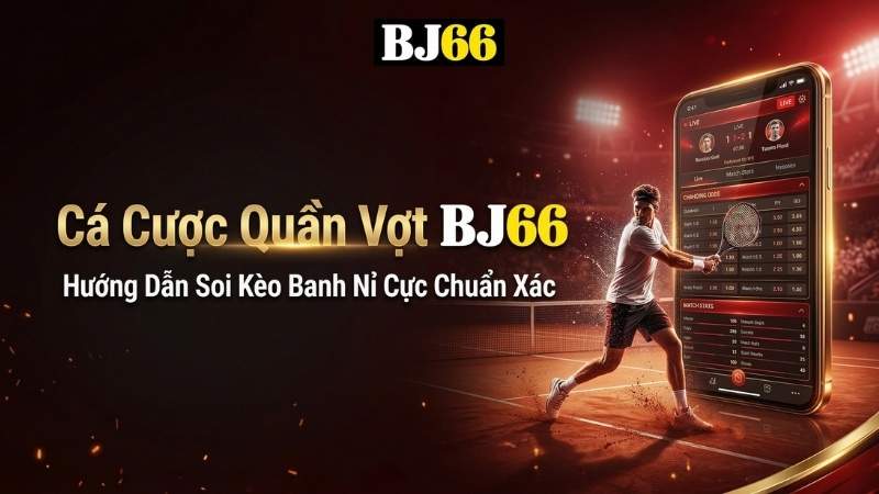 Cá Cược Quần Vợt BJ66 – Hướng Dẫn Soi Kèo Banh Nỉ Cực Chuẩn Xác