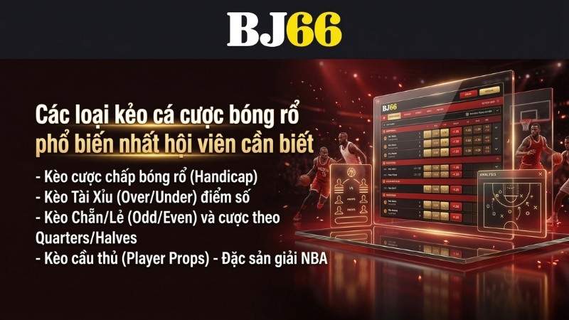 Các loại kèo cá cược bóng rổ phổ biến nhất hội viên cần biết